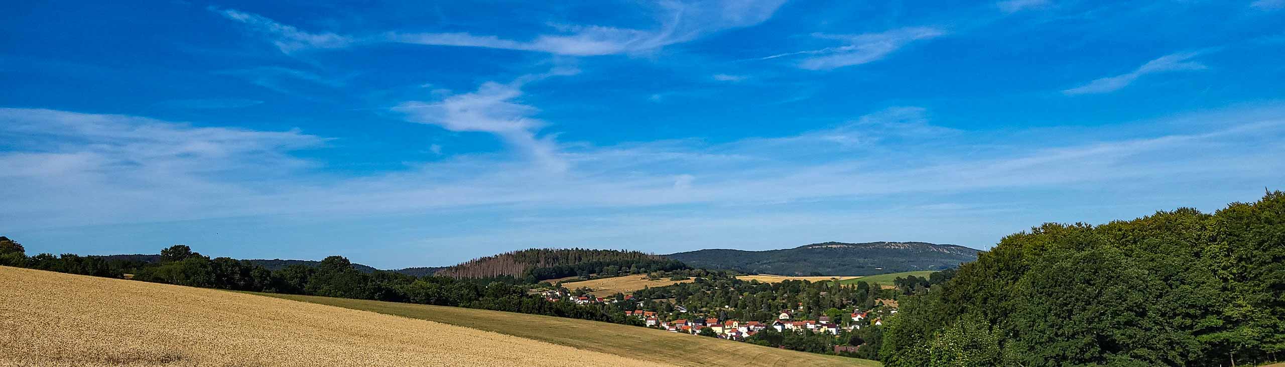 H&ouml;rselberg Blick von Fanroda